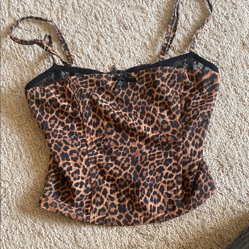 Leopard Print Women's Top